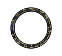 ROUREOX 39.3mm Insert Céramique Échelle Tachymètre Unités par Heure - Anneau Résistant pour Rolex Daytona 116500-A3