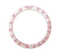 ROUREOX 39.3mm Insert Céramique Échelle Tachymètre Unités par Heure - Anneau Résistant pour Rolex Daytona 116500-A12