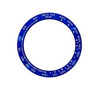 ROUREOX 39.3mm Insert Céramique Échelle Tachymètre Unités par Heure - Anneau Résistant pour Rolex Daytona 116500-A9