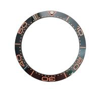 ROUREOX 39.5 Lunette Céramique Style Plongée Classique - Insert Rechange Réparation Mise à Niveau pour Omega Seamaster 300 Collection-A3