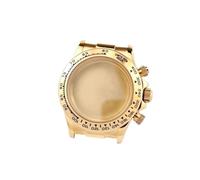 ROUREOX 39mm Boîtier Montre Chronographe Course Verre Saphir Plat Lunette Tachymètre Fixe Mouvement VK63 VK64 Set pour Rolex Daytona-3 39MM