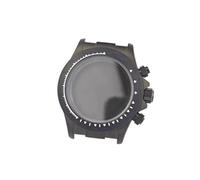 ROUREOX 39mm Boîtier Montre Chronographe Course Verre Saphir Plat Lunette Tachymètre Fixe Mouvement VK63 VK64 Set pour Rolex Daytona-12 39MM