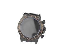 ROUREOX 39mm Boîtier Montre Chronographe Course Verre Saphir Plat Lunette Tachymètre Fixe Mouvement VK63 VK64 Set pour Rolex Daytona-19 39MM