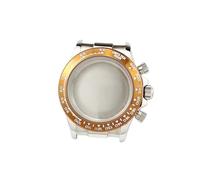 ROUREOX 39mm Boîtier Montre Chronographe Course Verre Saphir Plat Lunette Tachymètre Fixe Mouvement VK63 VK64 Set pour Rolex Daytona-8 39MM