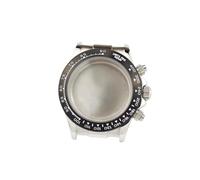 ROUREOX 39mm Boîtier Montre Chronographe Course Verre Saphir Plat Lunette Tachymètre Fixe Mouvement VK63 VK64 Set pour Rolex Daytona-10 39MM