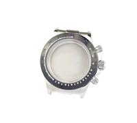 ROUREOX 39mm Boîtier Montre Chronographe Course Verre Saphir Plat Lunette Tachymètre Fixe Mouvement VK63 VK64 Set pour Rolex Daytona-13 39MM