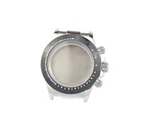 ROUREOX 39mm Boîtier Montre Chronographe Course Verre Saphir Plat Lunette Tachymètre Fixe Mouvement VK63 VK64 Set pour Rolex Daytona-11 39MM