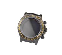 ROUREOX 39mm Boîtier Montre Chronographe Course Verre Saphir Plat Lunette Tachymètre Fixe Mouvement VK63 VK64 Set pour Rolex Daytona-1 39MM