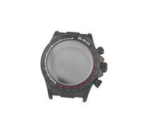 ROUREOX 39mm Boîtier Montre Chronographe Course Verre Saphir Plat Lunette Tachymètre Fixe Mouvement VK63 VK64 Set pour Rolex Daytona-18 39MM