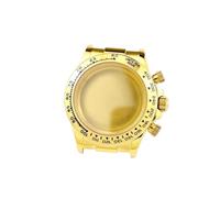 ROUREOX 39mm Boîtier Montre Chronographe Course Verre Saphir Plat Lunette Tachymètre Fixe Mouvement VK63 VK64 Set pour Rolex Daytona-5 39MM