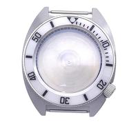 ROUREOX 40MM Acier Inoxydable Saphir Boîtier Montre, Mouvement NH35/NH36/4R Boîtier Remplacement, Cadran 28.5MM Modifié Accessoires Montre pour Seiko PROSPEX Turtle Diver's-2