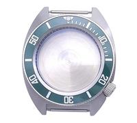 ROUREOX 40MM Acier Inoxydable Saphir Boîtier Montre, Mouvement NH35/NH36/4R Boîtier Remplacement, Cadran 28.5MM Modifié Accessoires Montre pour Seiko PROSPEX Turtle Diver's-4