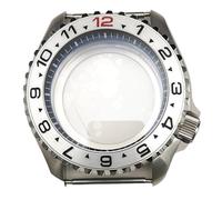 ROUREOX 42MM Acier Inoxydable Saphir Boîtier Montre, Mouvement NH35/NH36 Boîtier Remplacement, Cadran 28.5MM Modifié Accessoires Montre, Fond Transparent pour Seiko SKX007-2