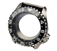 ROUREOX 42MM Acier Inoxydable Saphir Boîtier Montre, Mouvement NH35/NH36 Boîtier Remplacement, Cadran 28.5MM Modifié Accessoires Montre, Fond Transparent pour Seiko SKX007-6