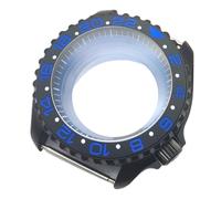 ROUREOX 42MM Acier-Inoxydable Saphir Boîtier Montre, NH35/NH36 Boîtier Remplacement, Fond Transparent, Montre Modification Accessoires pour Seiko SKX007-17