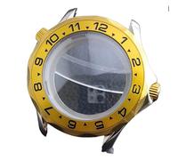 ROUREOX 42mm Boîtier Montre Bicolore 31.7mm Cadran Verre Saphir NH35 NH36 Mouvement Plaqué Or Argent Pièces Mod pour Omega Seamaster Diver 300M-19 42MM