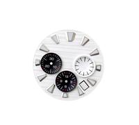 ROUREOX 44.5mm Boîtier Montre Chronographe Sport Verre Saphir Fond Plein Mouvement Quartz VK63 VK64 Kit Modding pour Grand Seiko Tentagraph-10-Pas de Logo 44.5MM