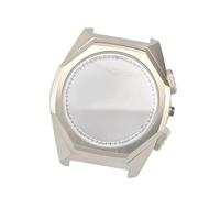 ROUREOX 44.5mm Boîtier Montre Chronographe Sport Verre Saphir Fond Plein Mouvement Quartz VK63 VK64 Kit Modding pour Grand Seiko Tentagraph-3-Avec Logo 44.5MM