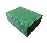 ROUREOX Alternative Étui Montre Vert - Boîte Unique Aspect Cuir - Casier Bois Solide Protection Voyage pour Rolex GMT-Master II
