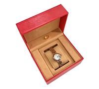 ROUREOX Boîte Présentation Montre Set Complet Sac Transport Rouge Carton Extérieur Emplacement Unique pour Cartier Panthère