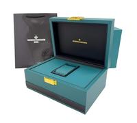 ROUREOX Boîte Présentation Montre Texturée Vert Profond Collection Organisateur Doublure Douce Étui Protecteur 24.5cm pour Vacheron Constantin