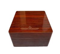 ROUREOX Boîte Rangement Montre Bois Massif Étui Coque Rigide Extérieur Brillant Doublure Douce Protection pour JLC Reverso