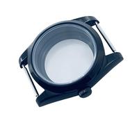 ROUREOX Boîtier Montre 36 mm Lunette Lisse Verre Saphir PVD Or Noir Compatible avec Mouvements PT5000 ST2130 SW200 pour Rolex Explorer/Datejust - D2