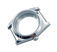 ROUREOX Boîtier Montre 36 mm Lunette Lisse Verre Saphir PVD Or Noir Compatible avec Mouvements PT5000 ST2130 SW200 pour Rolex Explorer/Datejust - A2