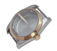 ROUREOX Boîtier Montre 36mm/39mm Lunette Lisse Acier INOX, Mouvement Auto NH35 NH36 Saphir Cyclope pour Rolex Datejust - F2 39MM