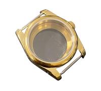 ROUREOX Boîtier Montre 36mm PVD Or Lunette Cannelée NH35 NH36, Saphir Loupe Cyclope, Pièces Mod pour Rolex Oyster Perpetual/Datejust - B6