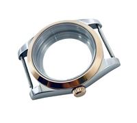 ROUREOX Boîtier Montre 40 mm Lunette Lisse Acier 316L Verre Saphir Compatible avec Mouvements ETA 2824 PT5000 ST2130 SW200 pour Rolex Explorer/Datejust - E2