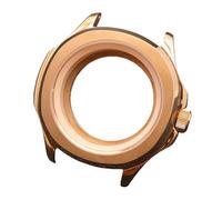 ROUREOX Boîtier Montre Acier INOX 39.5mm Lunette Fixe Verre Saphir Rehaut Anneau Chapitre NH35 NH70 Mécanisme DIY Réparation pour Pilot Mod/Smooth Bezel Diver-18 39.5MM