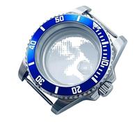ROUREOX Boîtier Montre GMT 40 mm Lunette Aluminium Verre Saphir 120 Clics Compatible avec Mouvements ETA2824 PT5000 Automatiques pour Rolex Submariner/GMT-Master II - C1