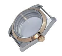 ROUREOX Boîtier Montre Remplacement 36mm 39mm Finition Polie Saphir Cyclope Verre Plat Mouvement Mécanique NH35 NH36 pour Rolex Datejust-F1 39MM