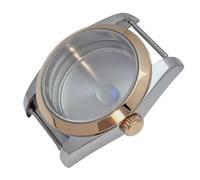 ROUREOX Boîtier Montre Remplacement 36mm 39mm Finition Polie Saphir Cyclope Verre Plat Mouvement Mécanique NH35 NH36 pour Rolex Datejust-E2 39MM