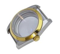 ROUREOX Boîtier Montre Remplacement 36mm 39mm Finition Polie Saphir Cyclope Verre Plat Mouvement Mécanique NH35 NH36 pour Rolex Datejust-C1 36MM