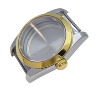 ROUREOX Boîtier Montre Remplacement 36mm 39mm Finition Polie Saphir Cyclope Verre Plat Mouvement Mécanique NH35 NH36 pour Rolex Datejust-D2 36MM