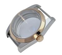 ROUREOX Boîtier Montre Remplacement 36mm 39mm Finition Polie Saphir Cyclope Verre Plat Mouvement Mécanique NH35 NH36 pour Rolex Datejust-E1 39MM