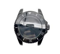 ROUREOX Boîtier Montre Style Plongée Profonde 44mm Acier Massif Design Valve Hélium 28.5mm Cadran NH35 Méca pour Rolex Sea-Dweller Deepsea-2 44MM