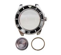 ROUREOX Boîtier Montre Style Sub Classique 40mm Lunette Céramique Verre Saphir Loupe Date Mouvement Automatique 2836 pour Rolex Submariner-B3 40MM