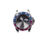 ROUREOX Boîtier Style Plongée Remplacement 41mm Lunette Pierre Luxe Acier INOX Verre Saphir Mouvement NH35 pour Rolex Submariner/GMT-Master II-2 41MM
