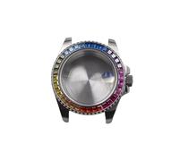 ROUREOX Boîtier Style Plongée Remplacement 41mm Lunette Pierre Luxe Acier INOX Verre Saphir Mouvement NH35 pour Rolex Submariner/GMT-Master II-1 41MM