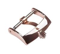 ROUREOX Boucle de Remplacement pour Bracelet de Montre Haute Résistance Acier Inoxydable Fermoir à Ardillon Accessoires pour Rolex Submariner Series-Or Rose 16mm