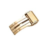 ROUREOX Boucle de Remplacement pour Montre Double Poussoir Fermoir Papillon Accessoires de Réparation pour Hublot Big Bang Series-Or 18mm