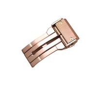 ROUREOX Boucle de Remplacement pour Montre Double Poussoir Fermoir Papillon Accessoires de Réparation pour Hublot Big Bang Series-Or Rose 20mm