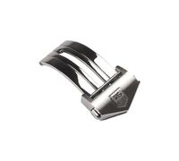 ROUREOX Boucle Déployante Sport 18mm 20mm - Fermoir Acier Brossé Accessoire Remplacement Bracelet pour TAG Heuer Carrera-Argenté 20mm