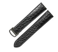 ROUREOX Bracelet de Montre Brassard de Montre Cuir Véritable Fermoir Papillon en Acier Inoxydable de Remplacement 16mm pour Cartier Ballon Bleu Collection