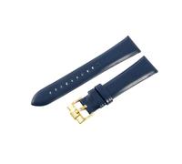 ROUREOX Bracelet de Montre Cuir Véritable 22mm Sangle de Rechange avec Boucle Argent Or Rose pour Emporio Armani AR1674 1647 0389 0397 0398 1648 0382-Marron + Or