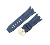 ROUREOX Bracelet Montre Silicone 30mm Intégré, Bande Caoutchouc Étanche, Remplacement Gomme Large Sport pour Audemars Piguet Royal Oak Offshore 15710 15703-B3