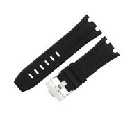 ROUREOX Bracelet Montre Silicone 30mm Intégré, Bande Caoutchouc Étanche, Remplacement Gomme Large Sport pour Audemars Piguet Royal Oak Offshore 15710 15703-A2